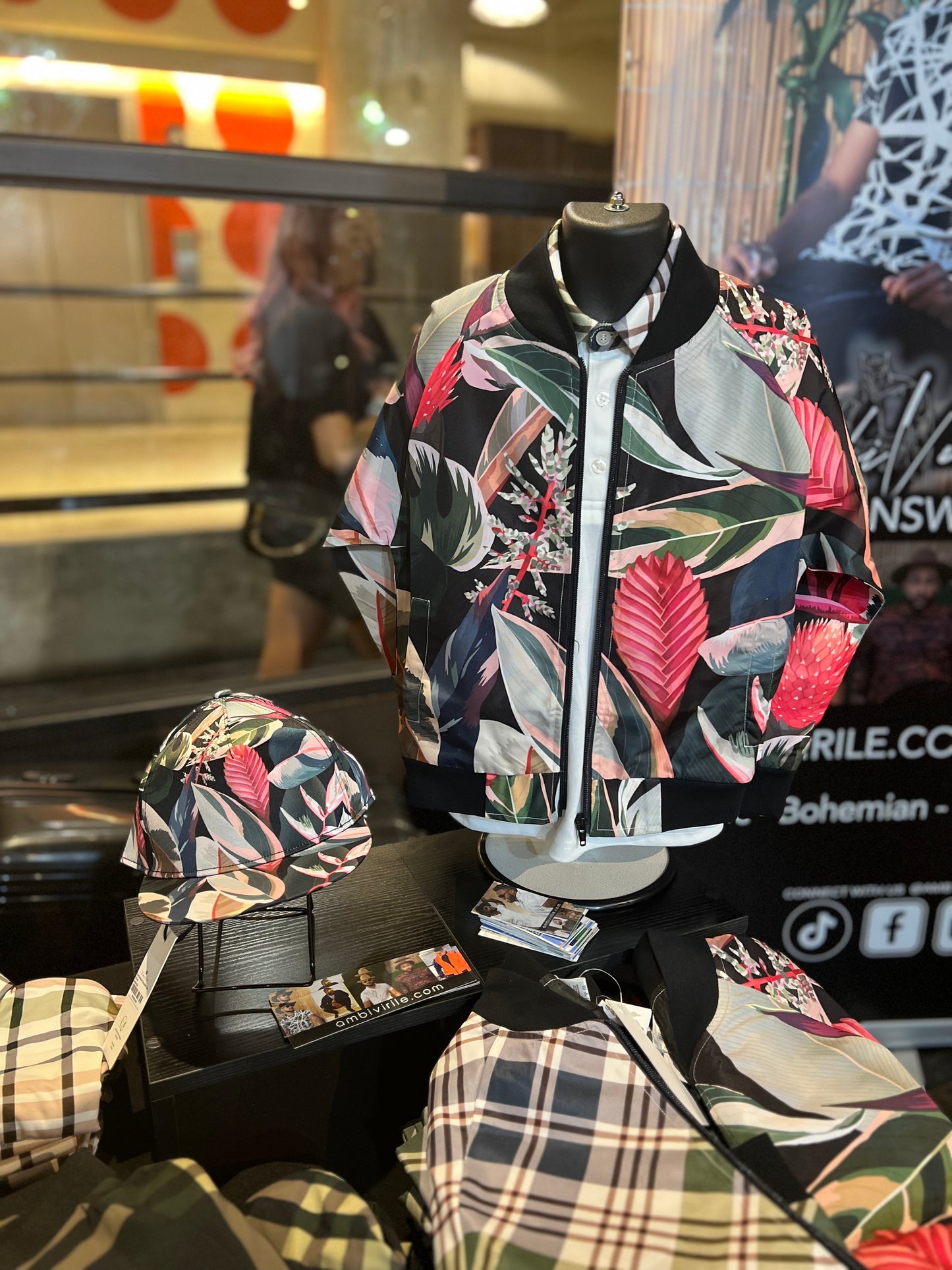 Black Botanical Kid's Bomber - EOS sale