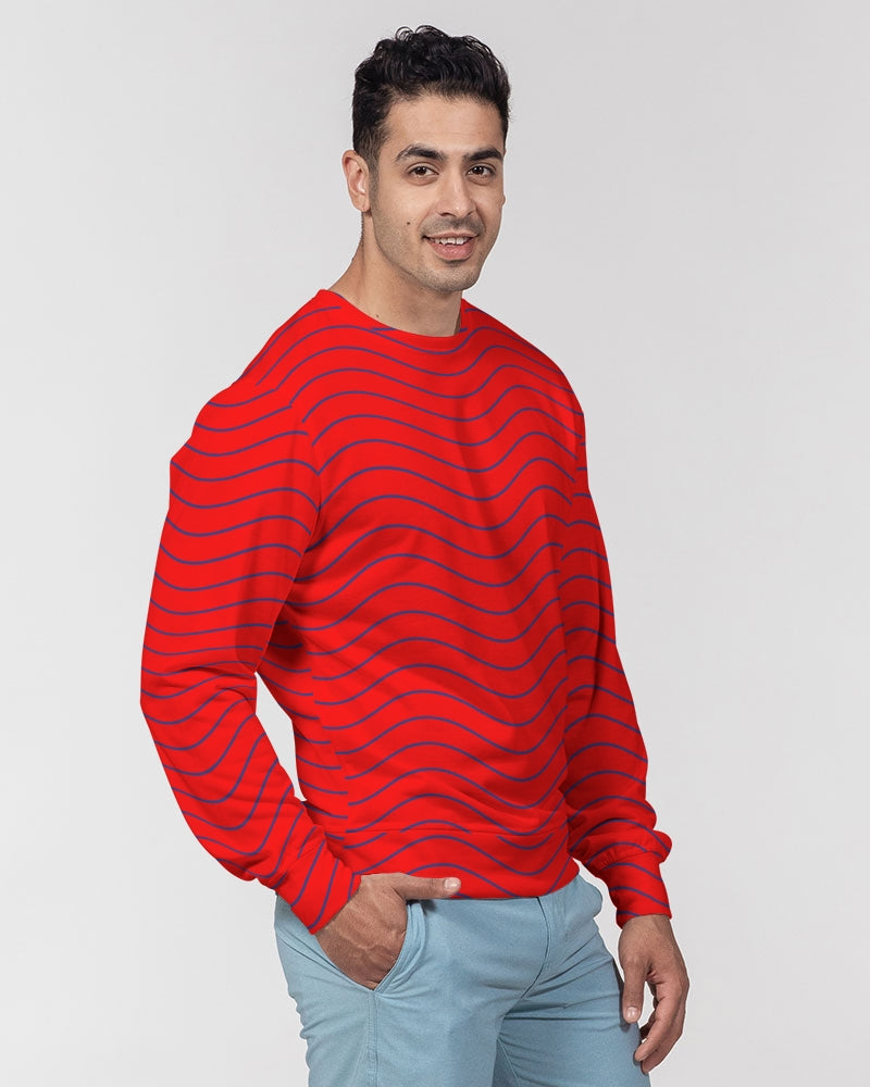 Patriotic Men's Classic French Terry Crewneck Pullover