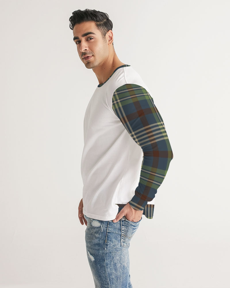 Winter Plaid Men's Long Sleeve Tee