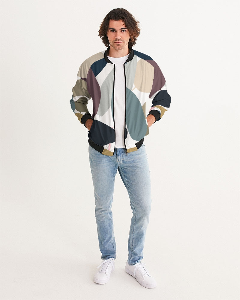 Geo Leaf Men's Bomber Jacket