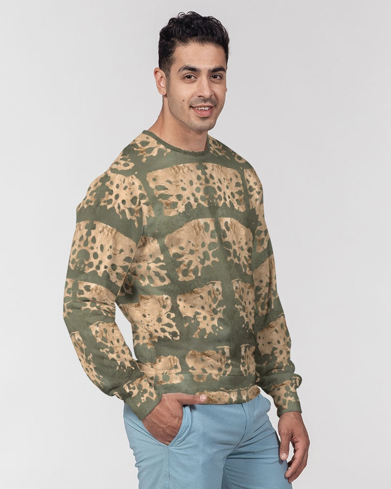 Crocodile Sense Men's Classic French Terry Crewneck Pullover
