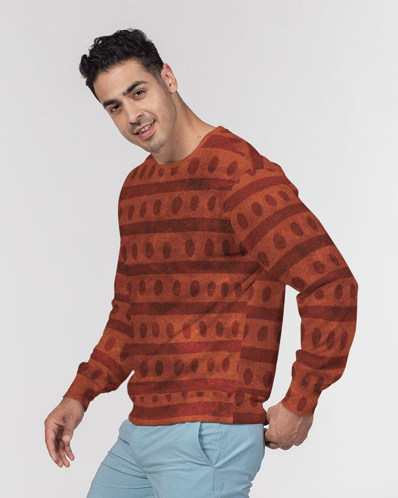 Tribal Top Men's Classic French Terry Crewneck Pullover