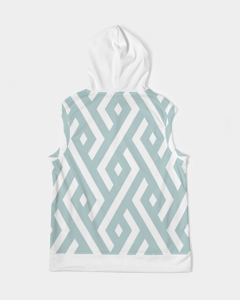 Green Diamonds Premium Sleeveless Hoodie