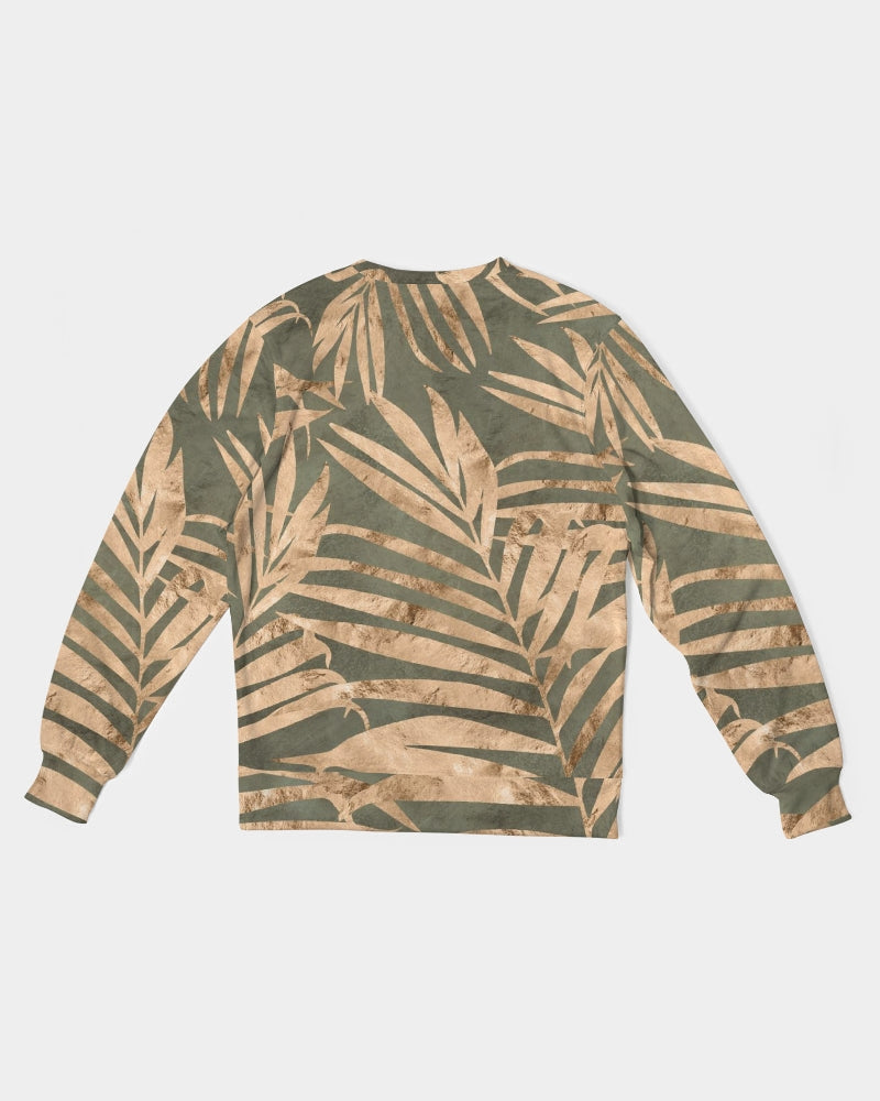 Palm Sense Men's Classic French Terry Crewneck Pullover