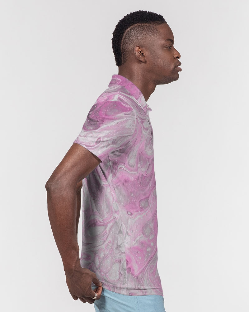 Cotton Candy Men's Slim Fit Short Sleeve Polo