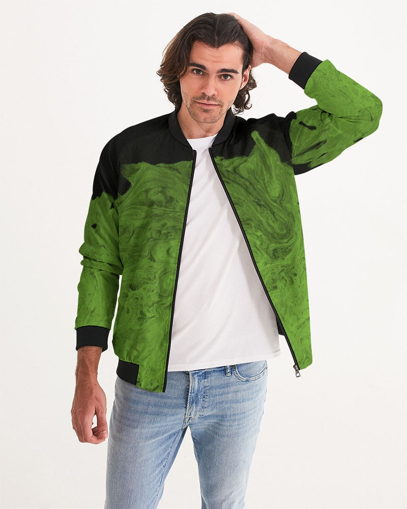 Men's Slime Bomber Jacket — bold all-over print by AmbiVirile, view 5