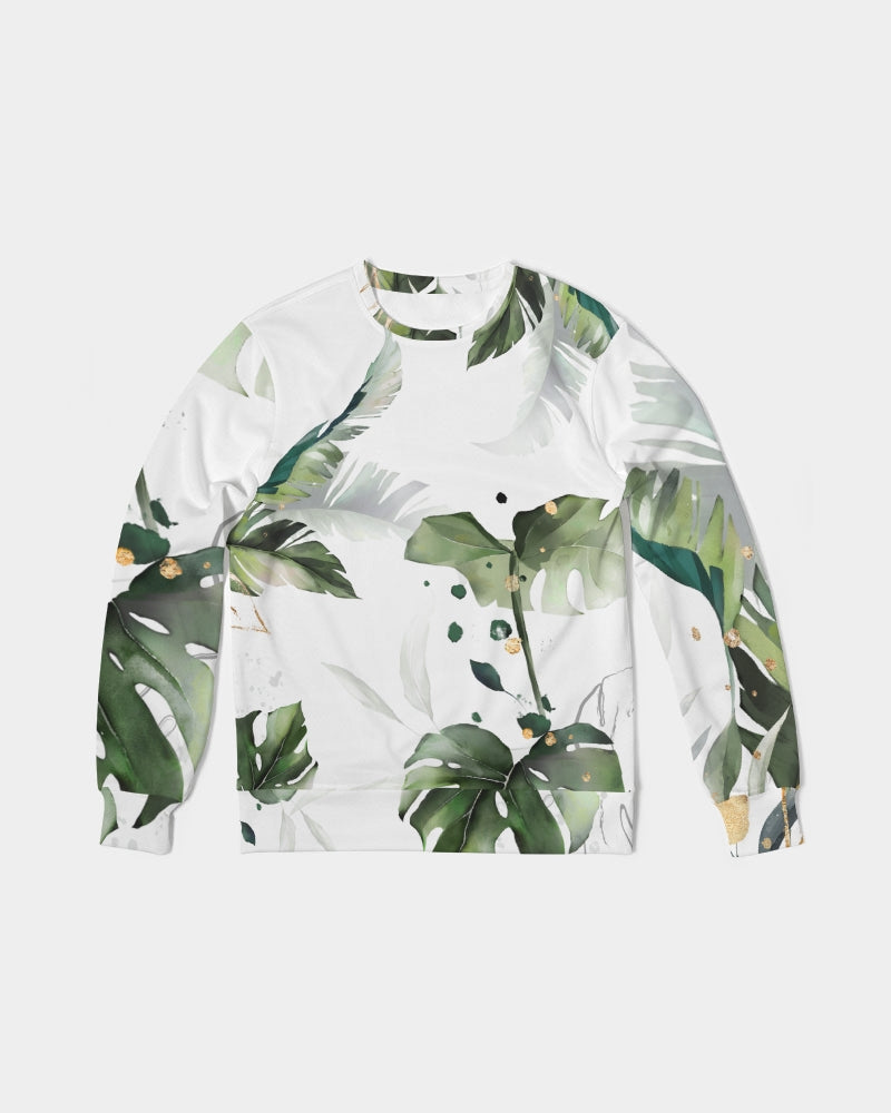 Monstera Men's Classic French Terry Crewneck Pullover