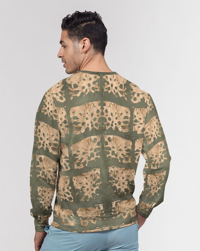 Crocodile Sense Men's Classic French Terry Crewneck Pullover