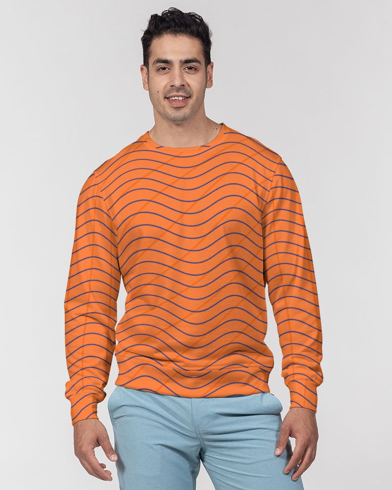 Pumpkin Men's Classic French Terry Crewneck Pullover