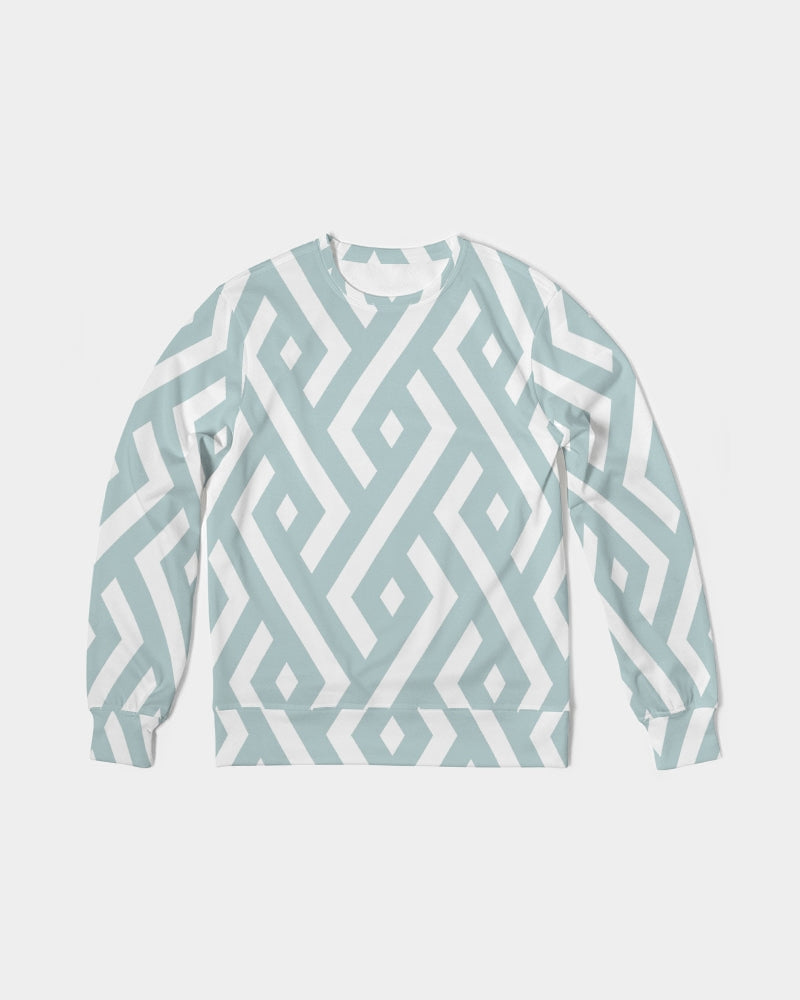 Green Diamonds Men's Classic French Terry Crewneck Pullover