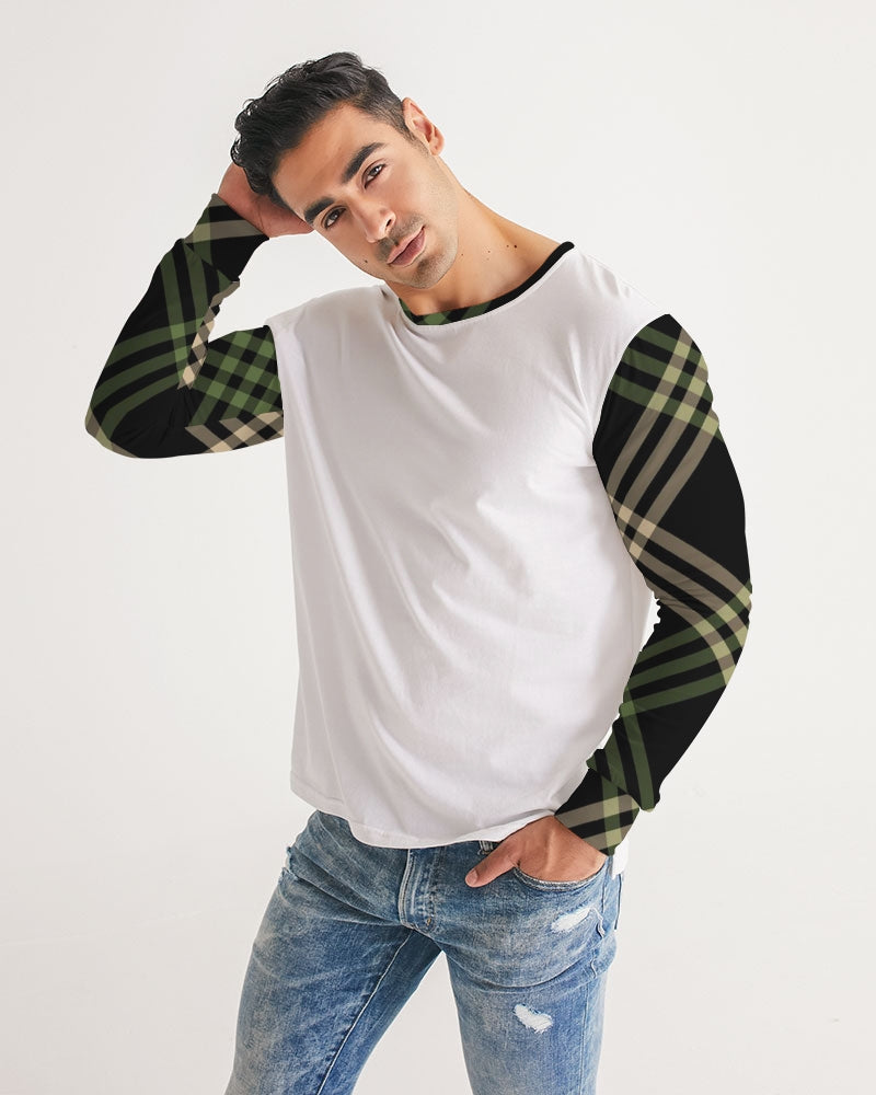 Smooth Plaid Men's Long Sleeve Tee