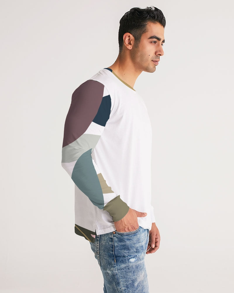 Geo Leaf Men's Long Sleeve Tee
