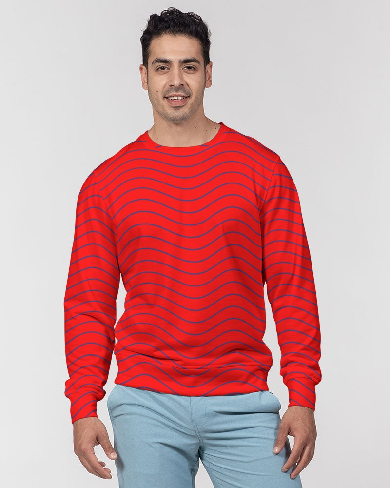 Patriotic Men's Classic French Terry Crewneck Pullover