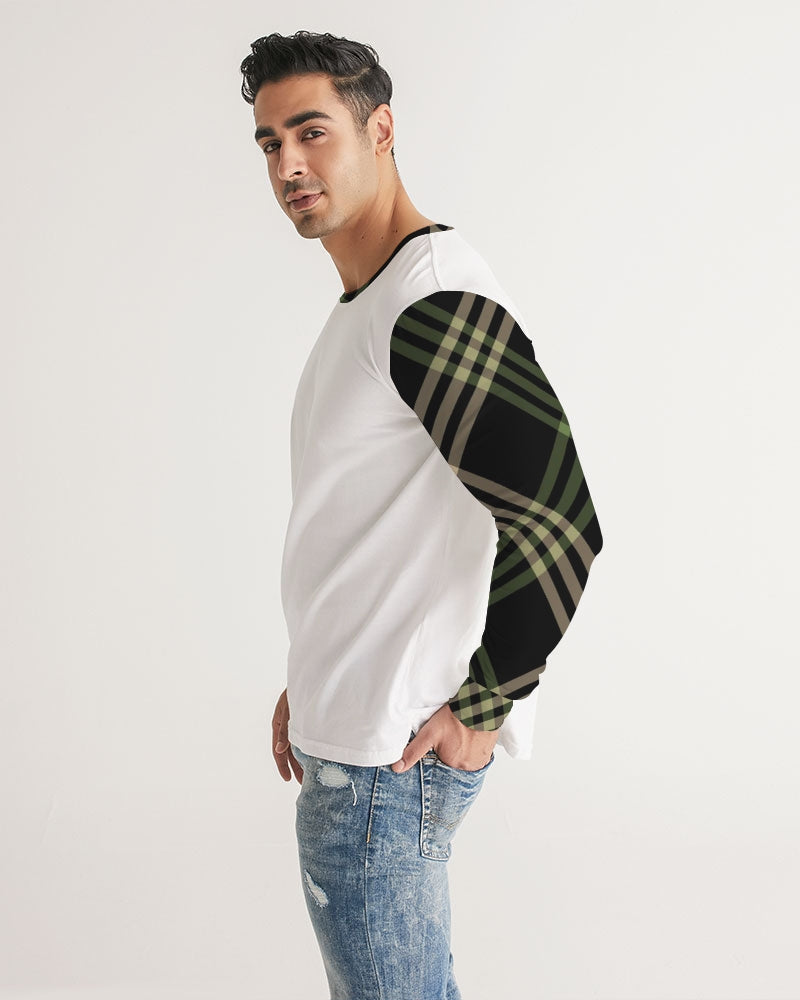Smooth Plaid Men's Long Sleeve Tee