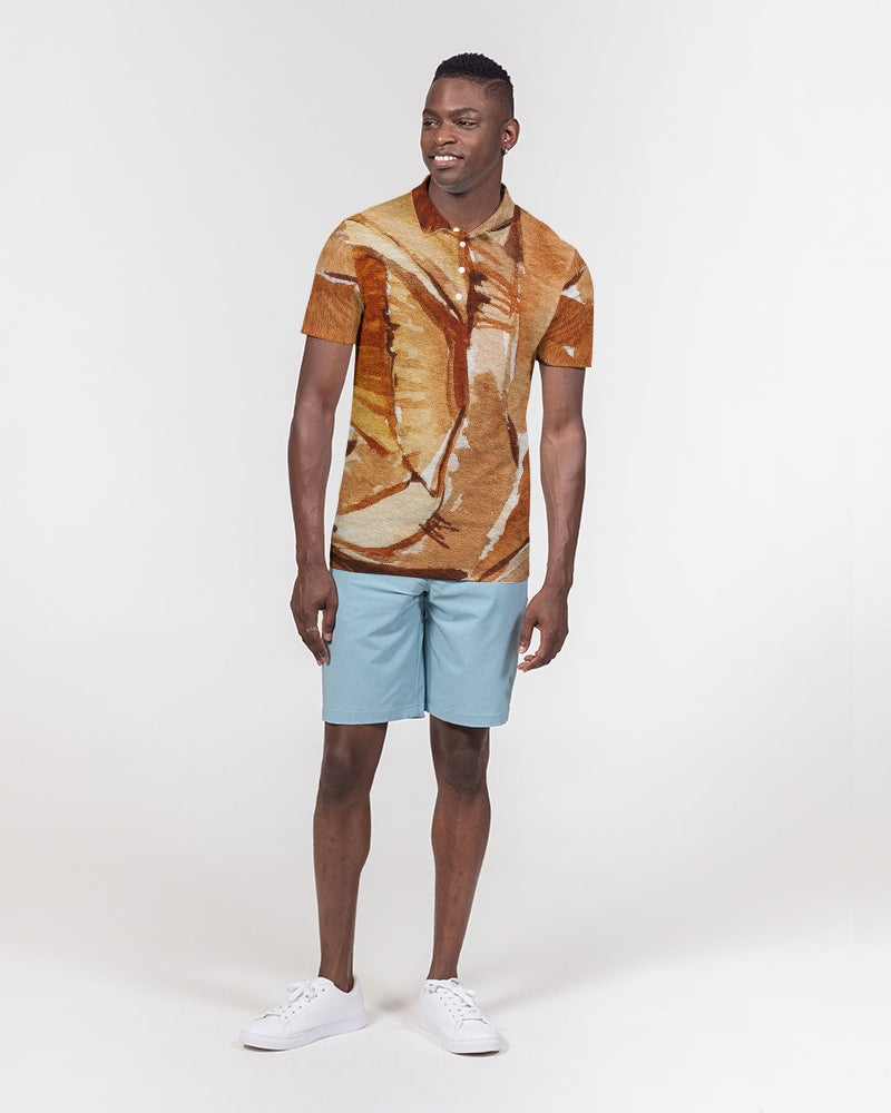 Autumn Bloom Slim Fit Polo