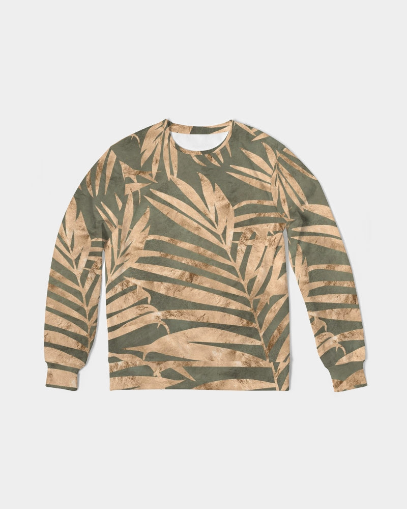 Palm Sense Men's Classic French Terry Crewneck Pullover