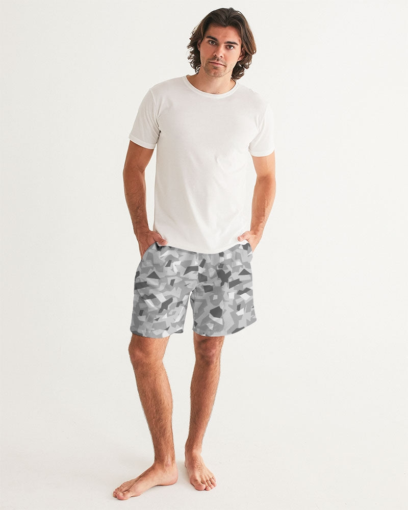 AV White Camo Men's Swim Trunk
