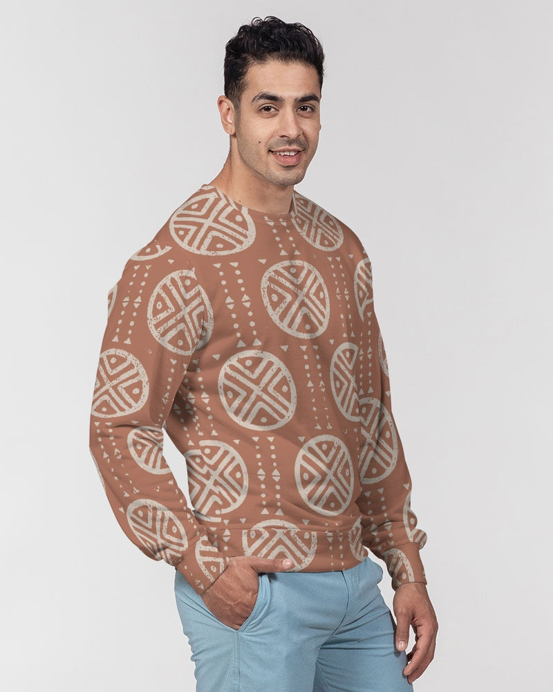 Tribal Spheres Men's Classic French Terry Crewneck Pullover