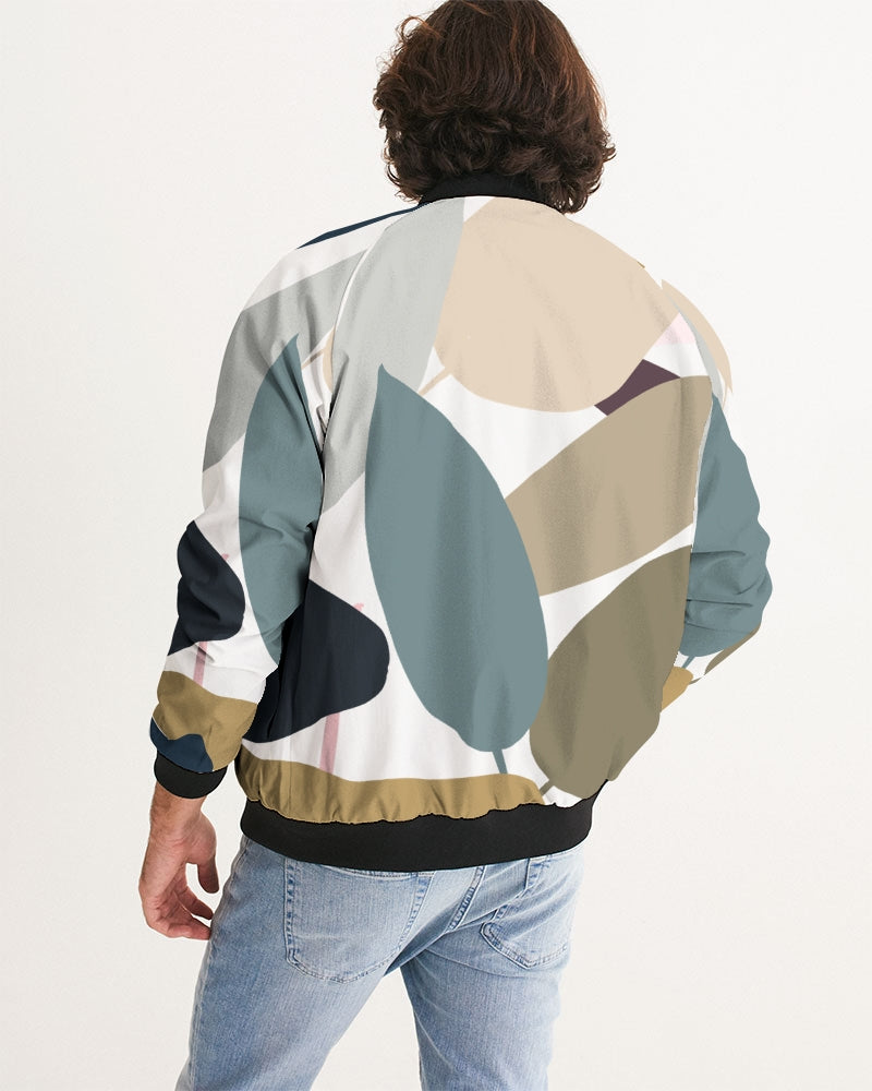 Geo Leaf Bomber Jacket