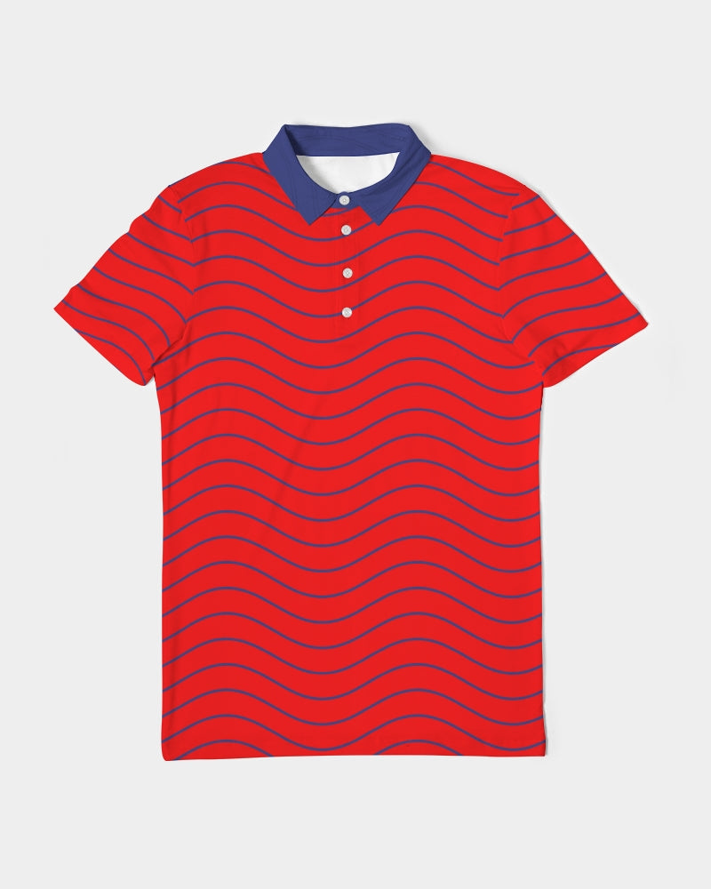 Patriotic Men's Slim Fit Short Sleeve Polo