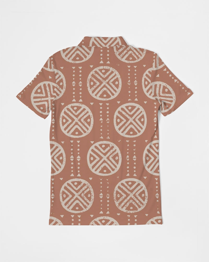 Tribal Spheres Men's Slim Fit Short Sleeve Polo