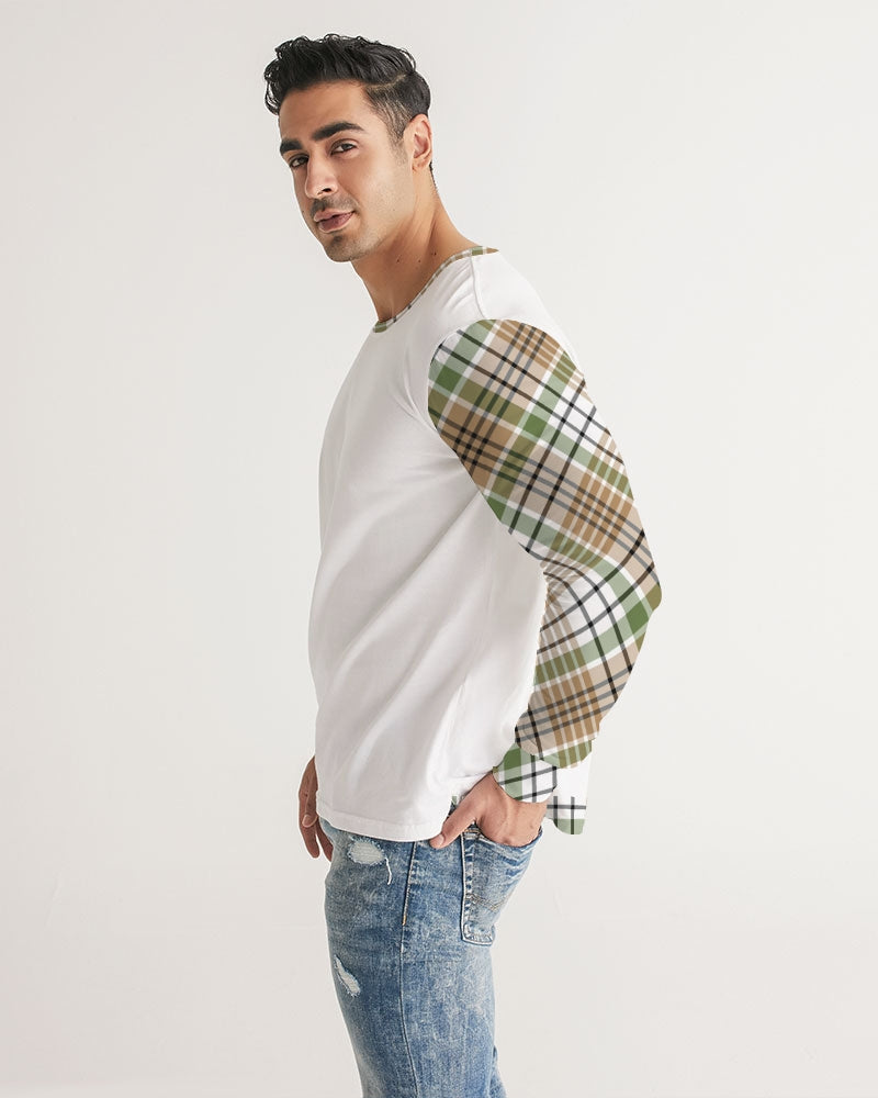 Autumn Plaid Men's Long Sleeve Tee