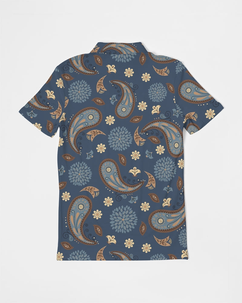 Moonlight Paisley Slim Fit Polo