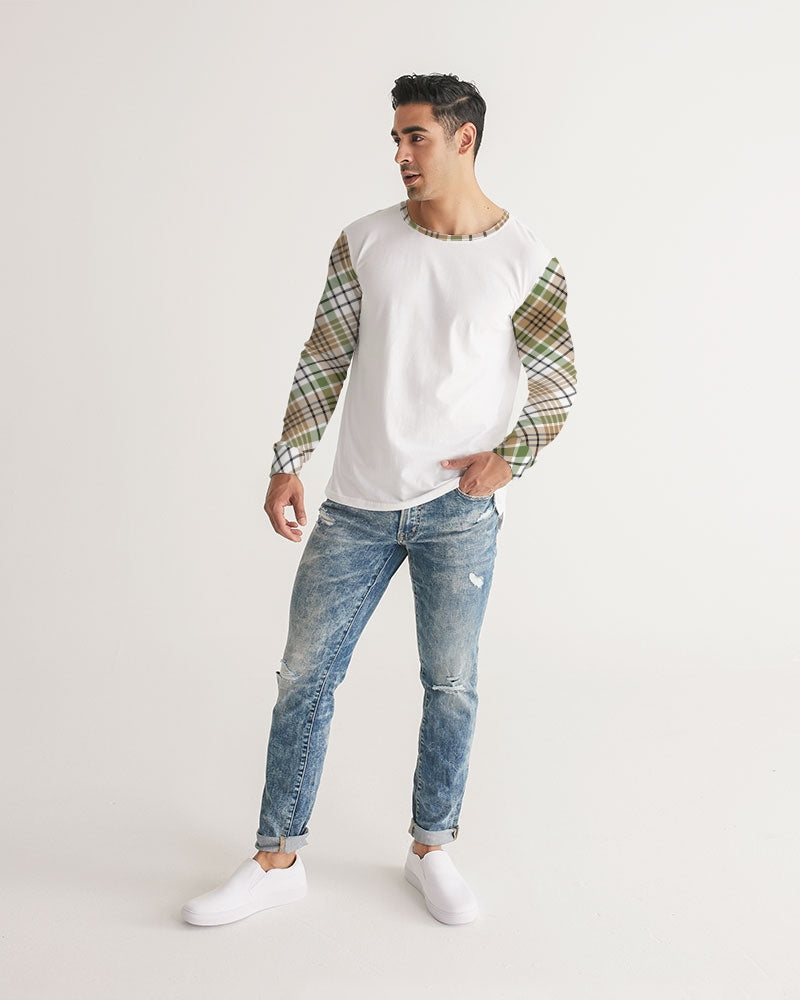 Autumn Plaid Men's Long Sleeve Tee