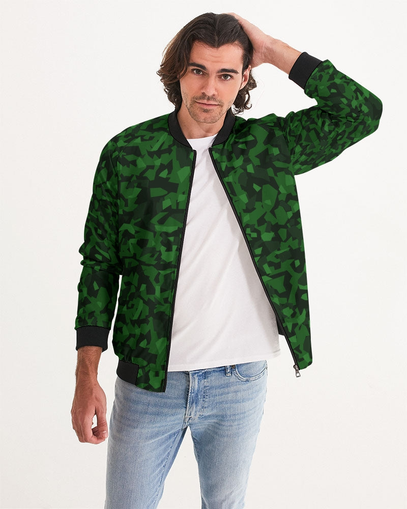 AV Green Camo Men's Bomber Jacket