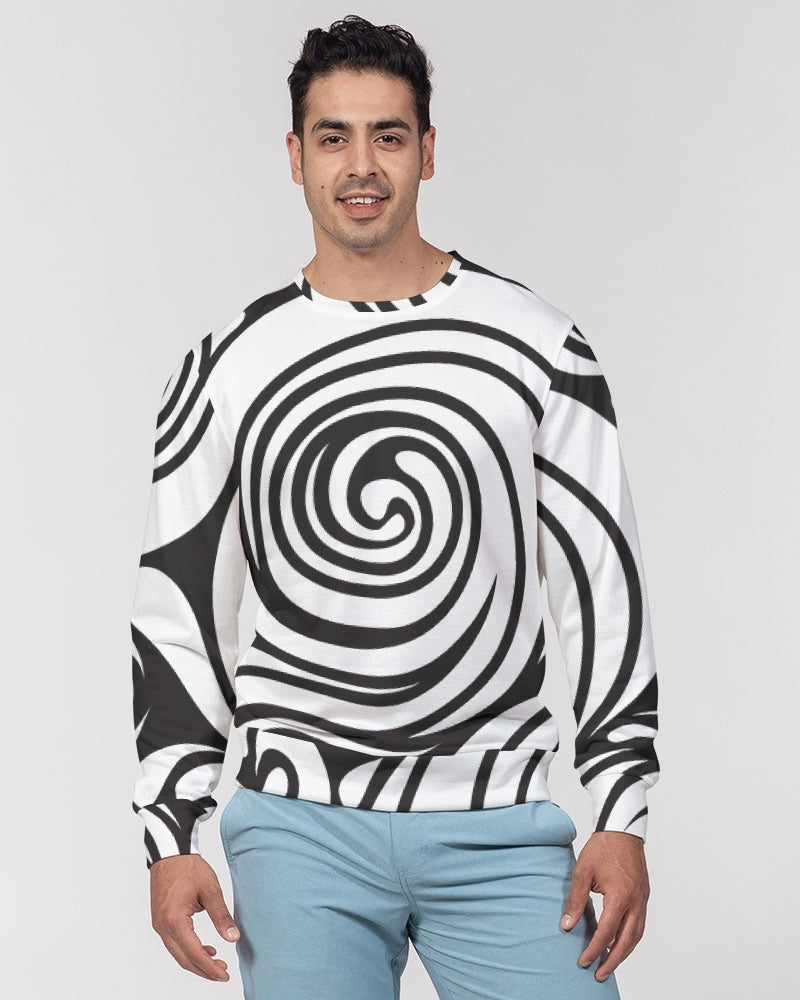 Psychedelic Men's Classic French Terry Crewneck Pullover