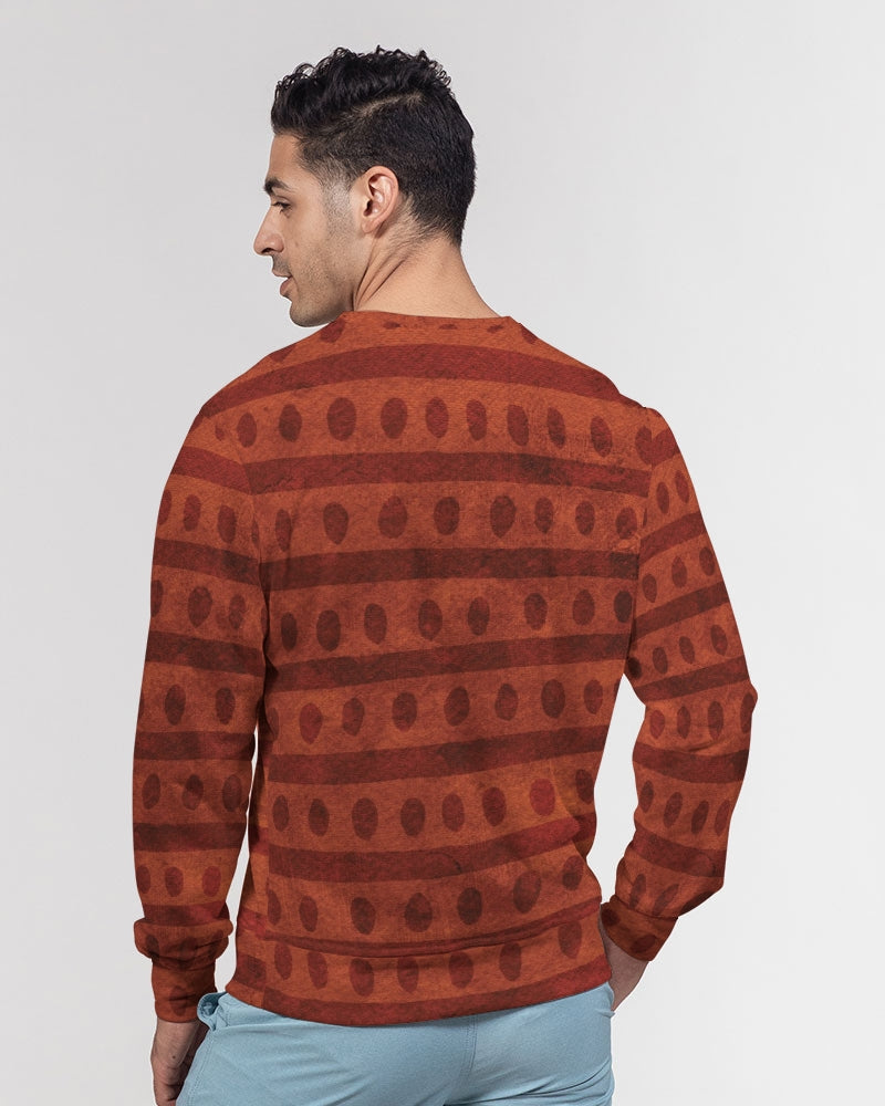 Tribal Top Men's Classic French Terry Crewneck Pullover