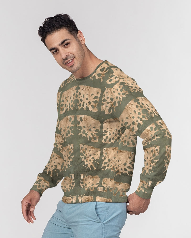 Crocodile Sense Men's Classic French Terry Crewneck Pullover