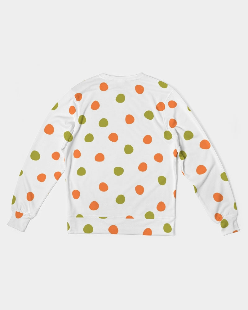 Fall Polks Men's Classic French Terry Crewneck Pullover