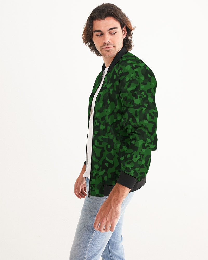 AV Green Camo Men's Bomber Jacket