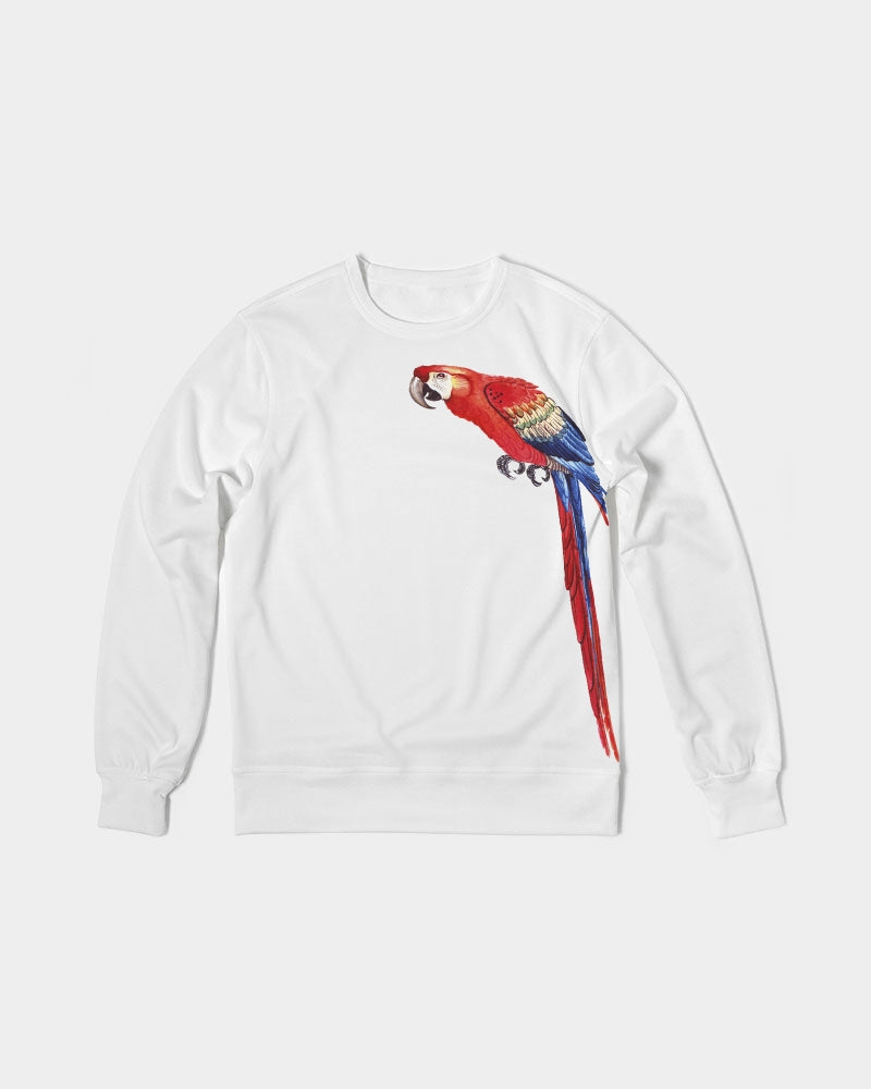 Parrot Love Men's Classic French Terry Crewneck Pullover