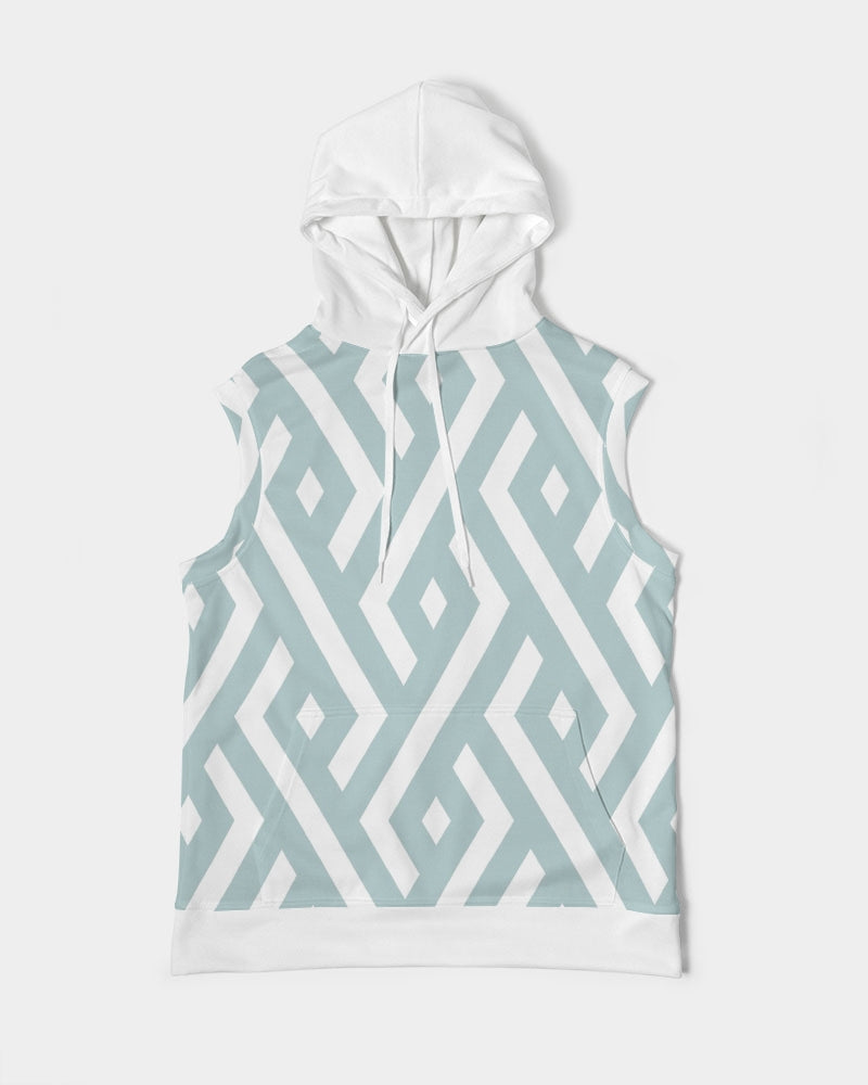 Green Diamonds Premium Sleeveless Hoodie