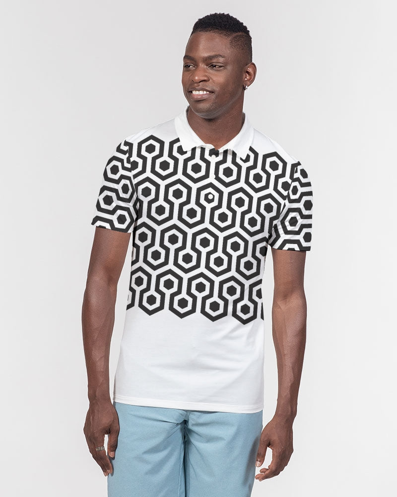 Black Matter Men's Slim Fit Short Sleeve Polo