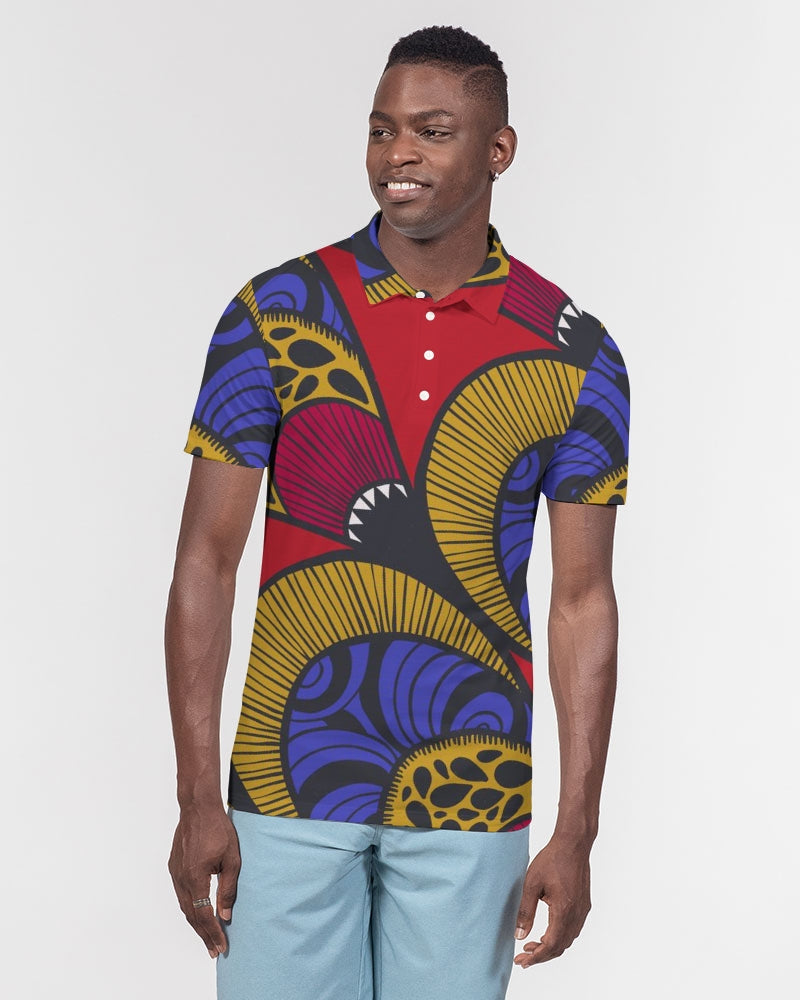 Tribes Forever Men's Slim Fit Short Sleeve Polo