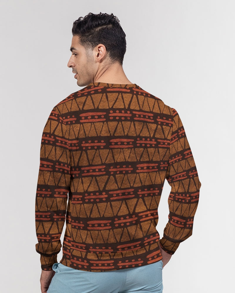 Tribe Love Men's Classic French Terry Crewneck Pullover