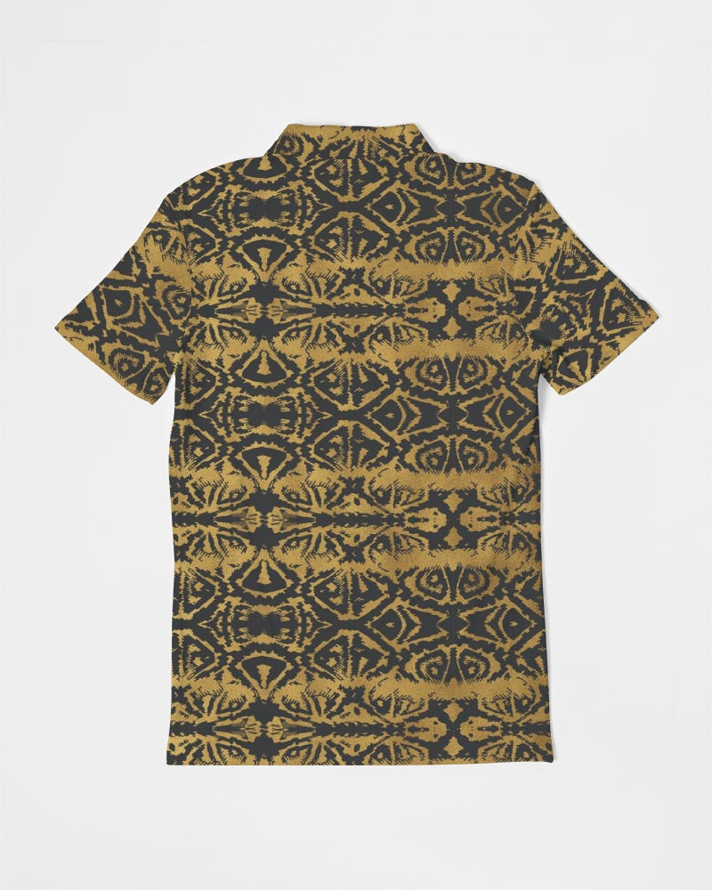 Gold Skin Men's Slim Fit Short Sleeve Polo