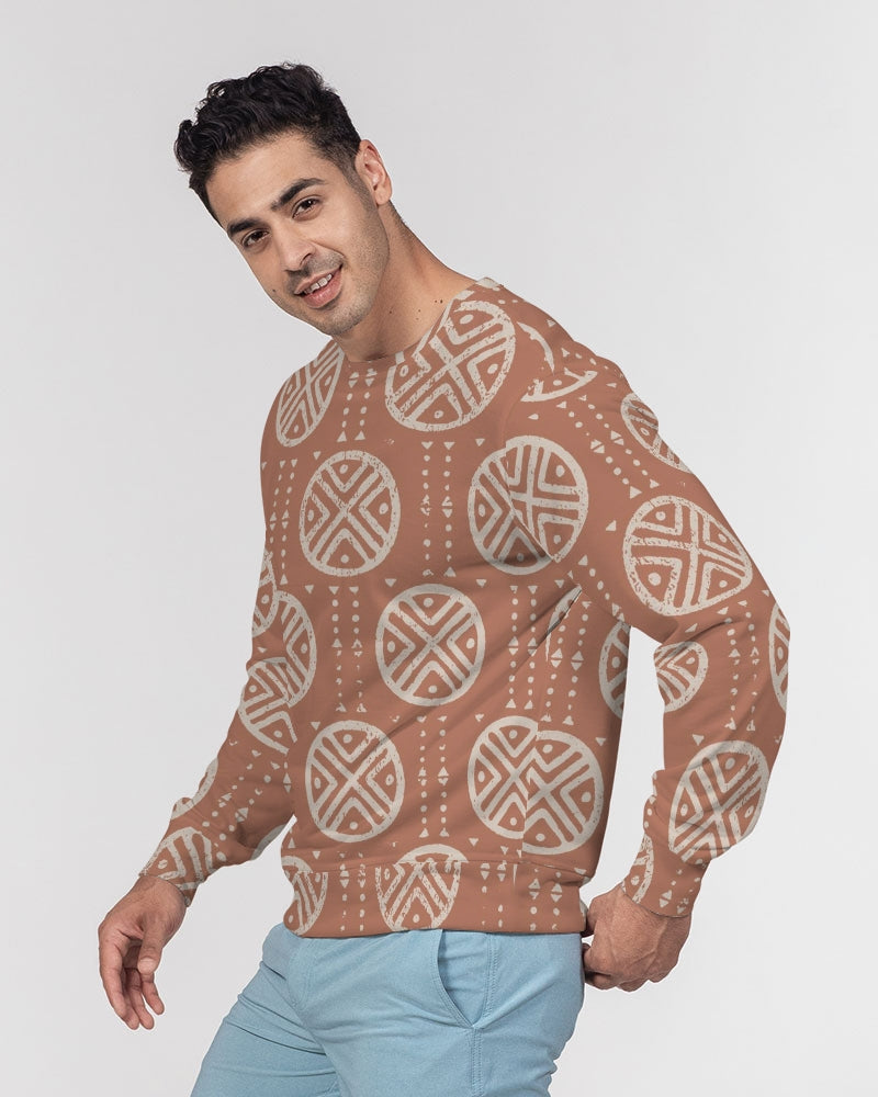 Tribal Spheres Men's Classic French Terry Crewneck Pullover