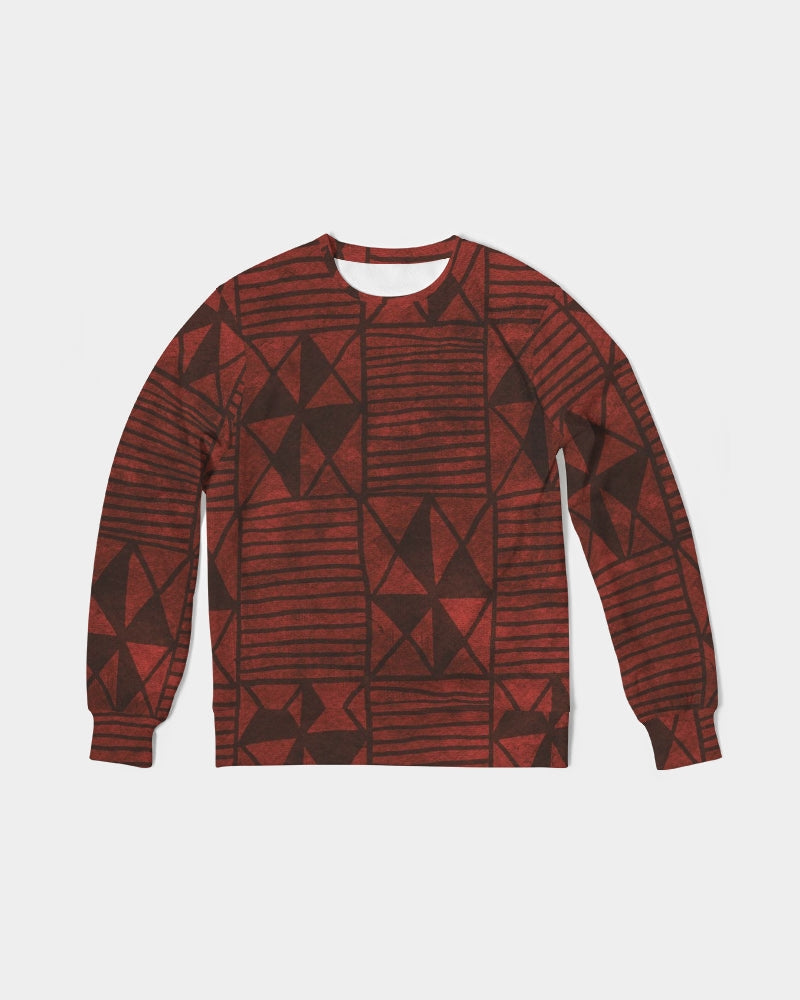 Tribal Diamond Men's Classic French Terry Crewneck Pullover