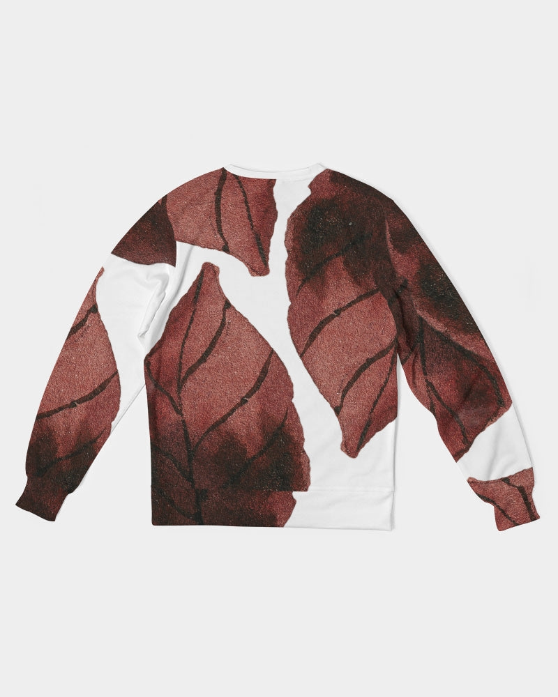 Red Autumn Men's Classic French Terry Crewneck Pullover