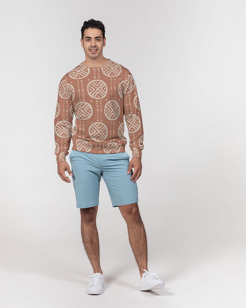 Tribal Spheres Men's Classic French Terry Crewneck Pullover