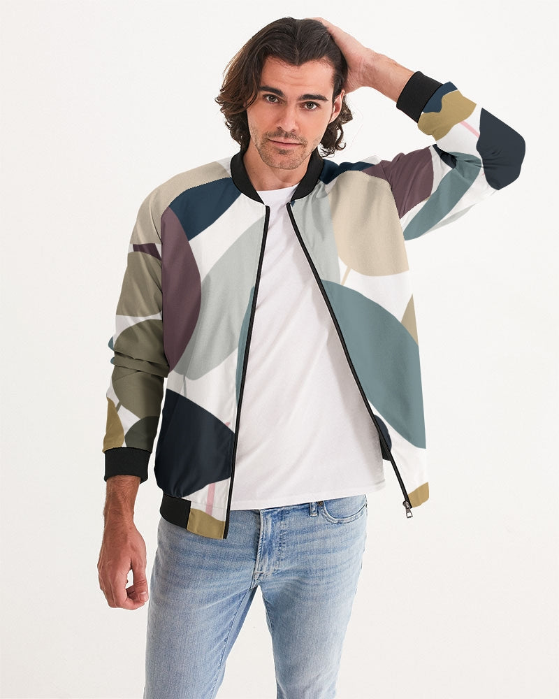 Geo Leaf Men's Bomber Jacket