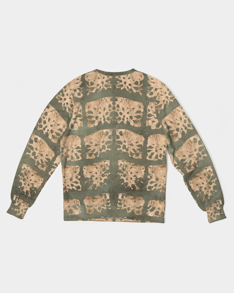 Crocodile Sense Men's Classic French Terry Crewneck Pullover