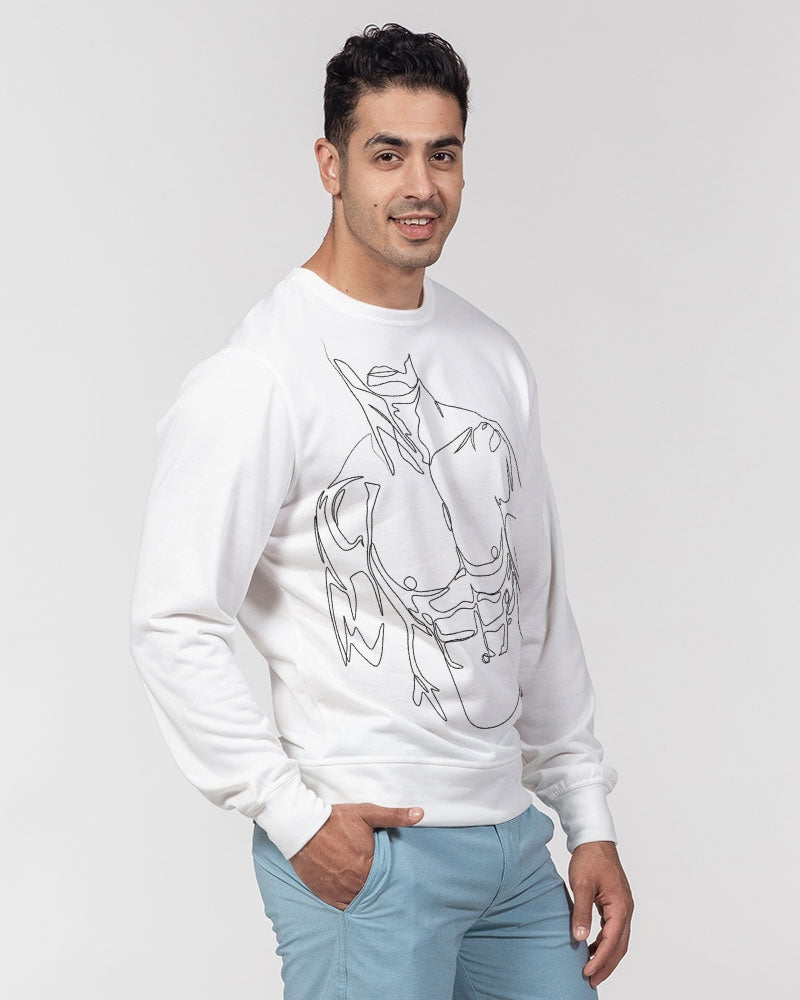 AV Signature Men's Classic French Terry Crewneck Pullover