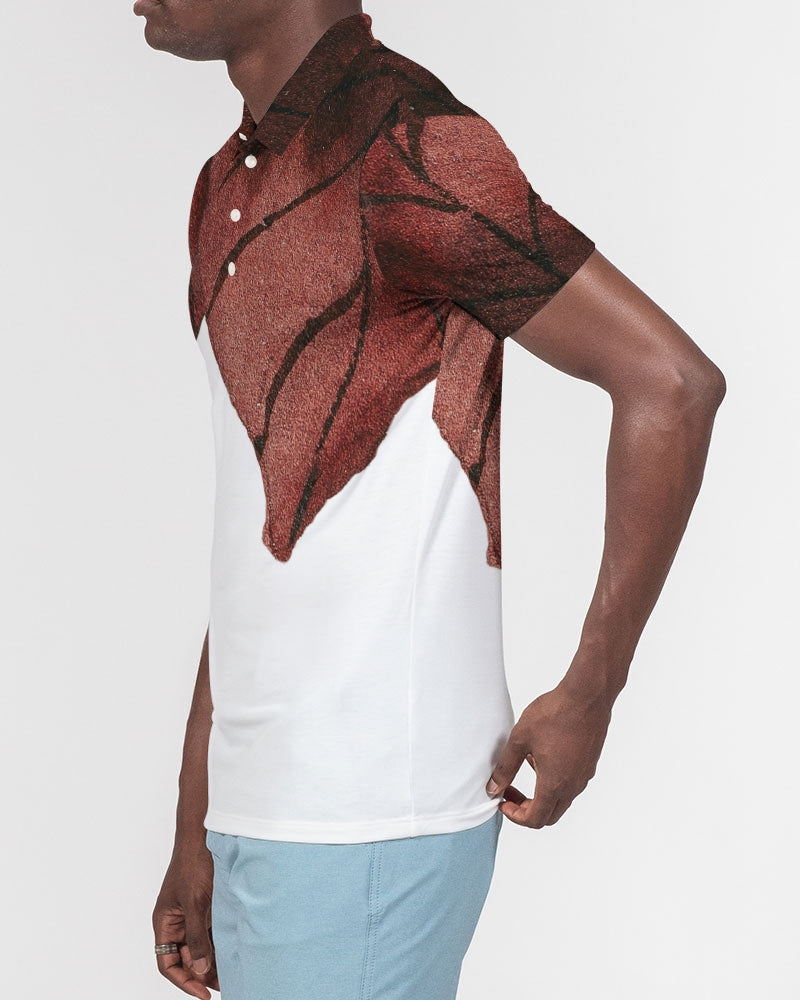 Red Autumn Men's Slim Fit Short Sleeve Polo