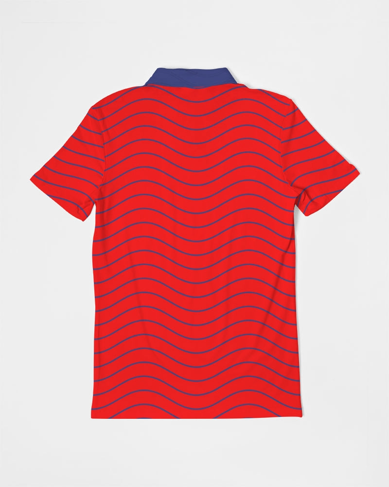 Patriotic Men's Slim Fit Short Sleeve Polo