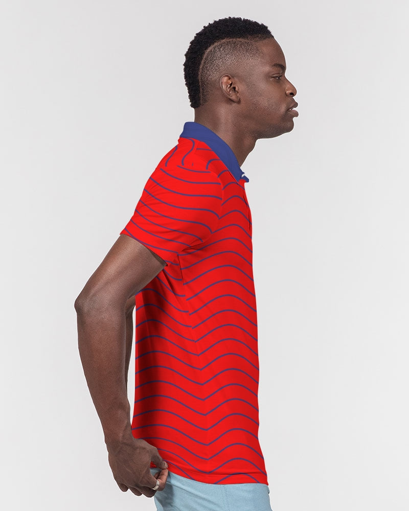 Patriotic Men's Slim Fit Short Sleeve Polo